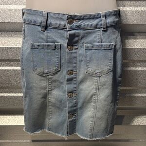 Mele e Pere Blue Denim Jean skirt